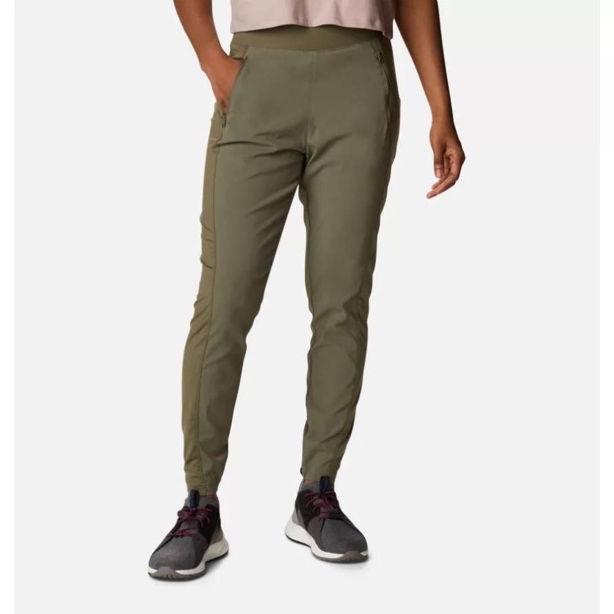 Steingrüne Hybridhose Für Damen Für Unterwegs Columbia