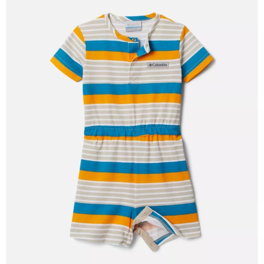 Kleinkind Little Sur Playsuit Old Fossil Milo Stripe Columbia