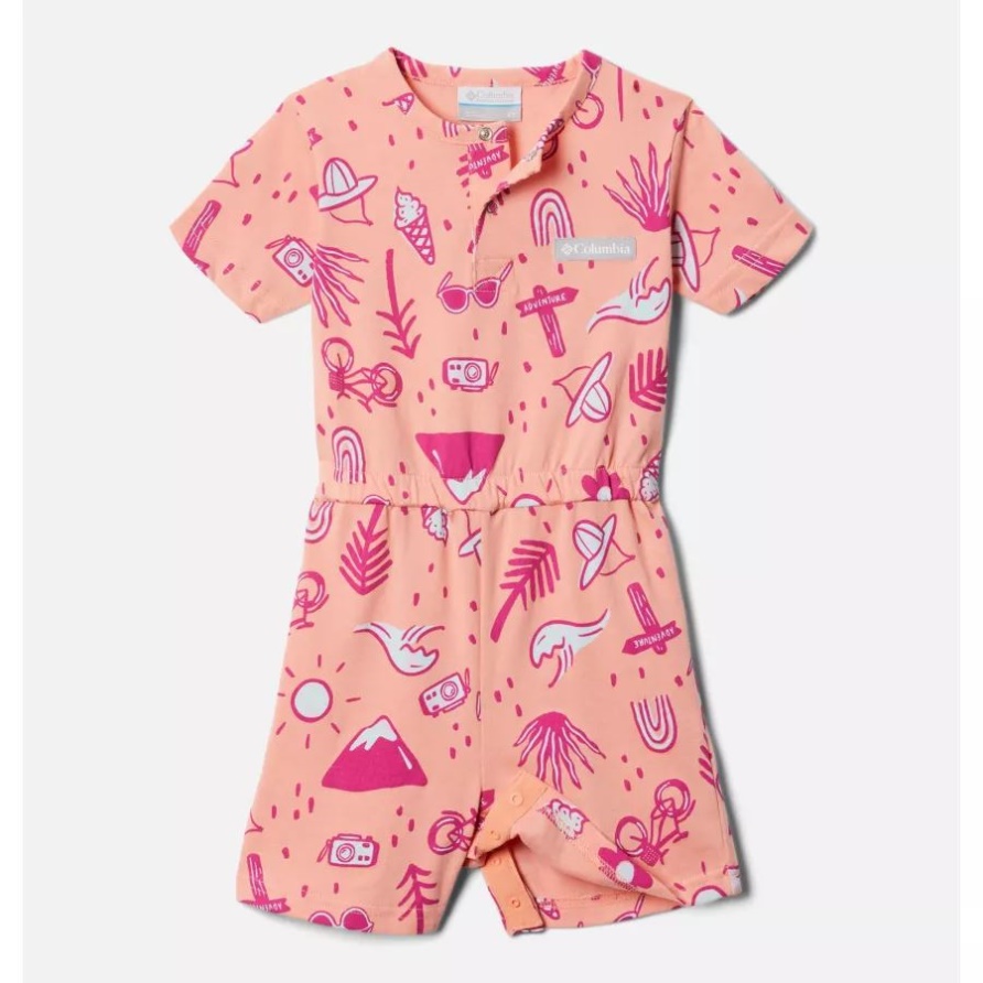 Little Sur Playsuit Für Kleinkinder Columbia Coral Reef Vacation Vibes