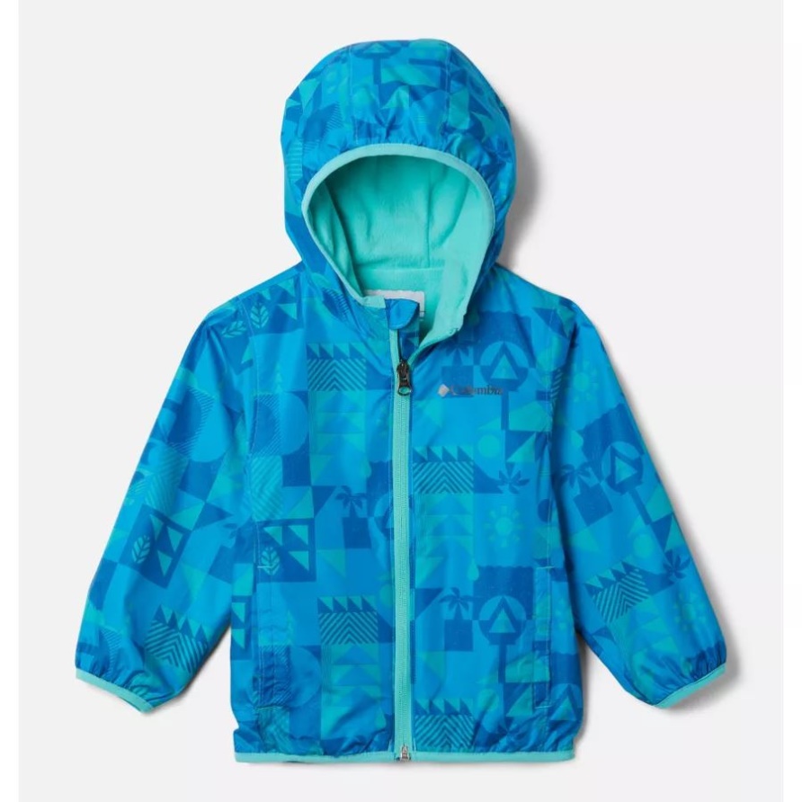 Kleinkind Mini Pixel Grabber Ii Windjacke Hell Aqua Quest Columbia