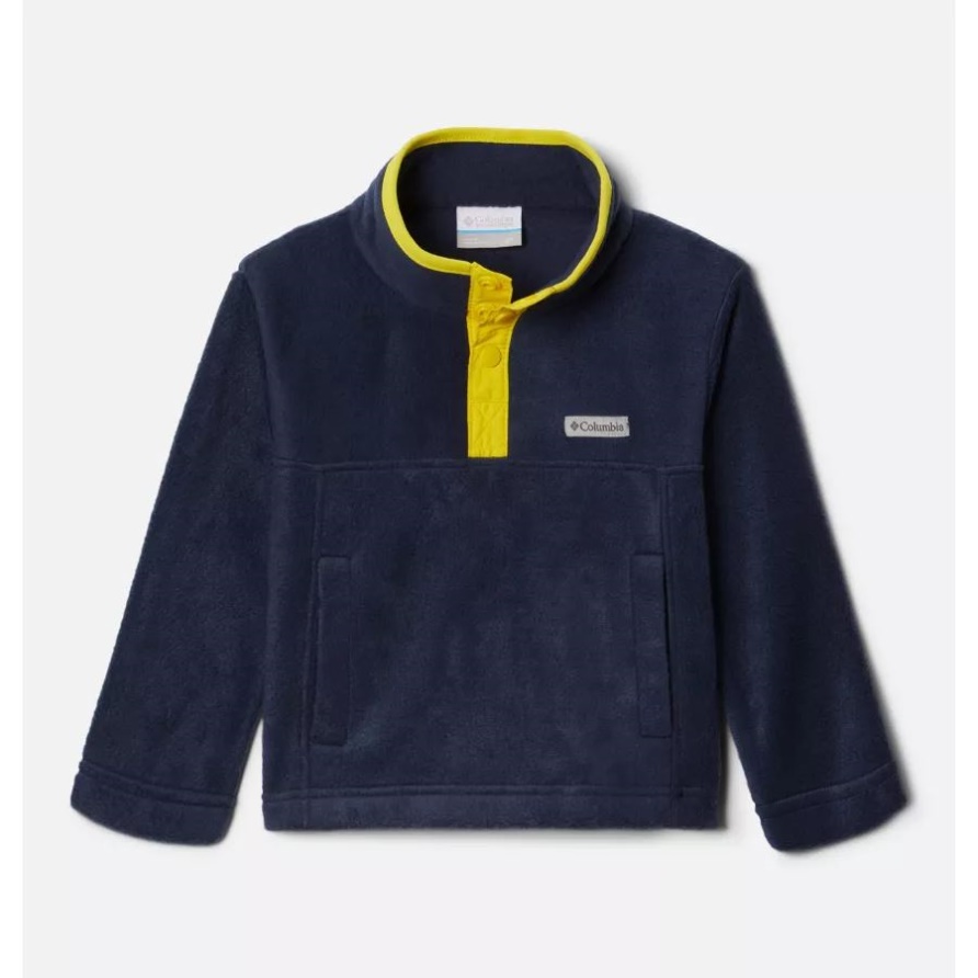 Kleinkind Steens Mtn Vierteldruck-fleecepullover Columbia Brand Collegiate Navy