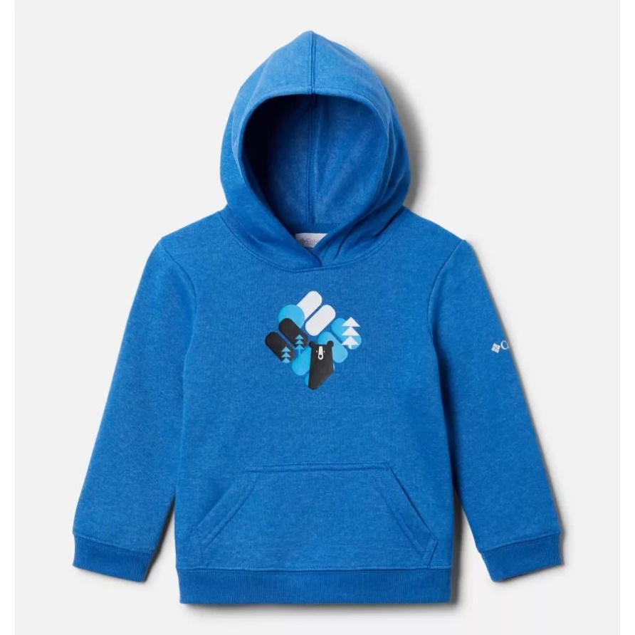 Tabor Heights-Grafik-Hoodie Für Kleinkinder, Helles Indigo, Heidekraut, Kolumbien