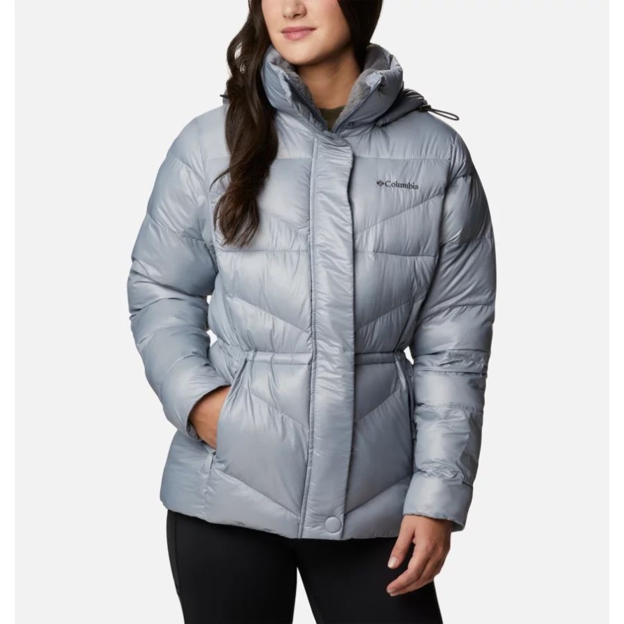 Tradewinds Grey Gunmetal Damen-peak To Park Ii Isolierte Kapuzenjacke Columbia