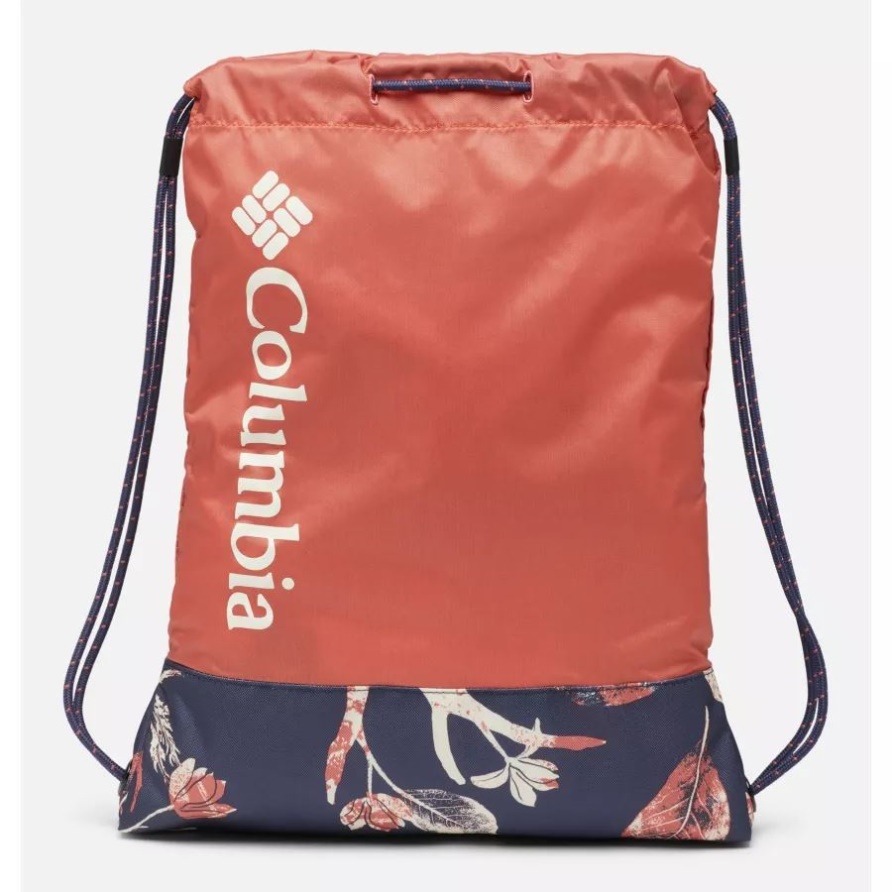 Unisex-Tasche Mit Kordelzug Columbia Dark Coral/nightturnal Topiary