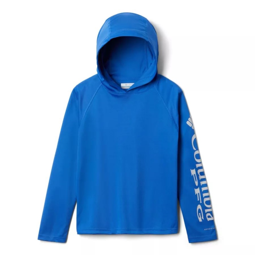 PFG-Terminal-Tackle-Hoodie Von Columbia-Kindern In Lebhaftem Blau