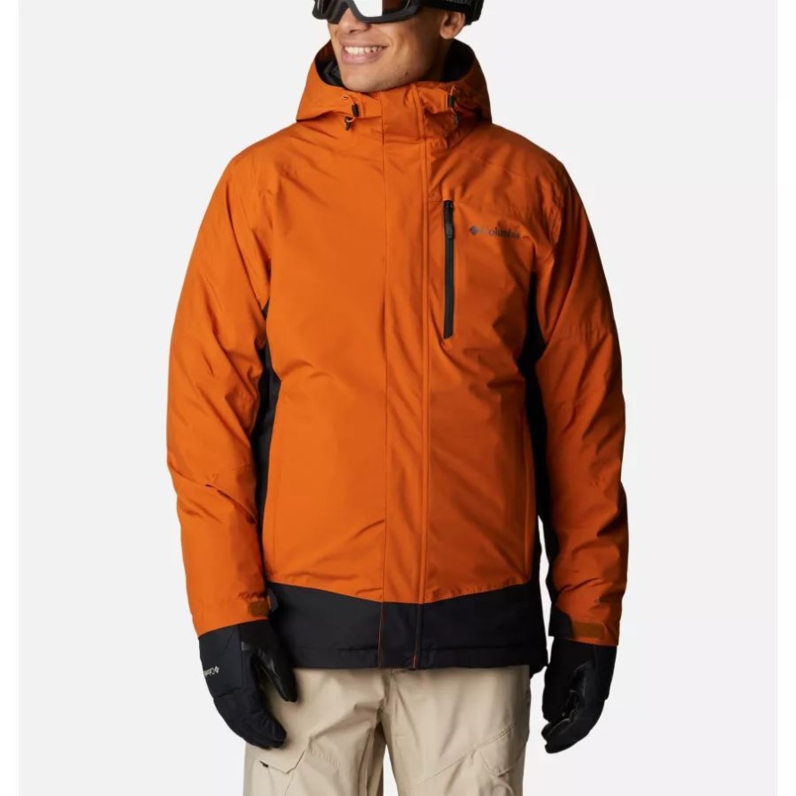 Warme Kupfer/schwarze Lhotse Iii Interchange Jacke Für Herren Columbia