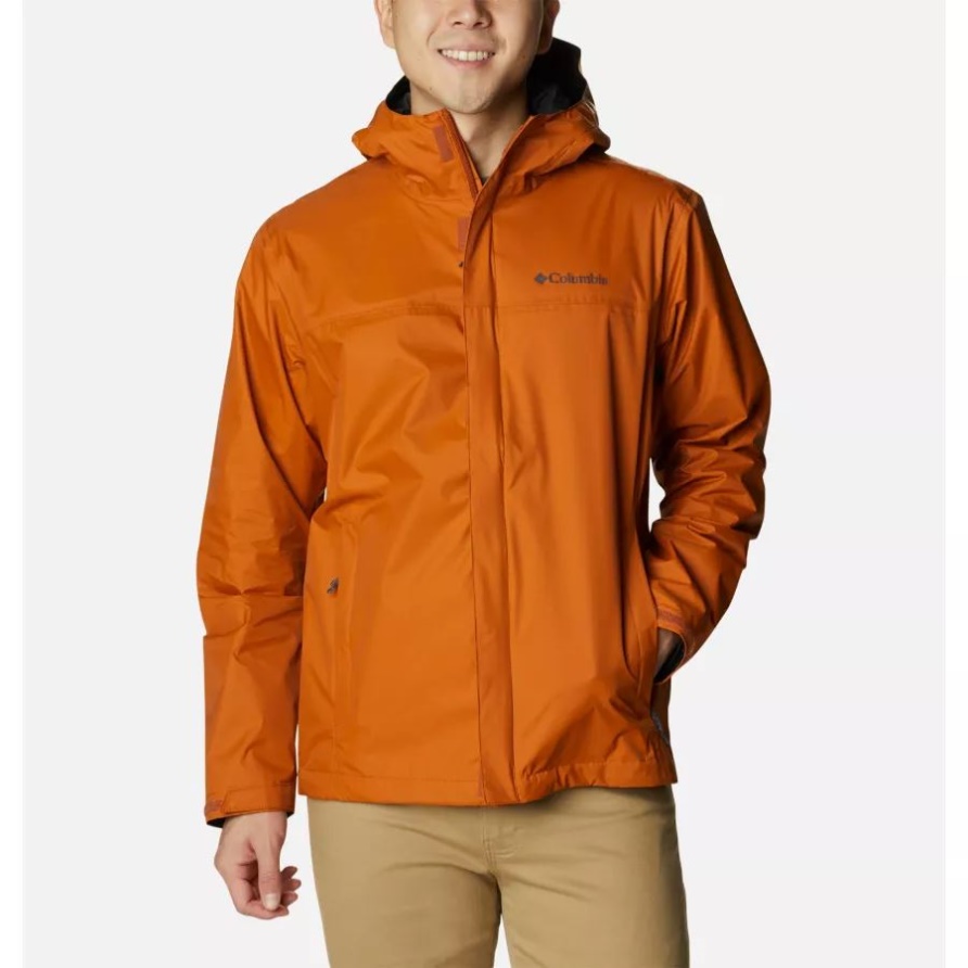 Warme Kupfer Wasserdichte Ii Regenjacke Für Herren Groß Columbia Marke