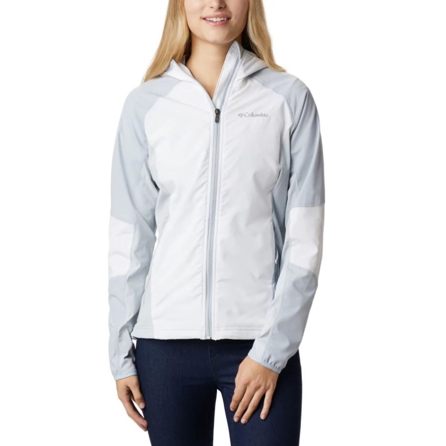 Weiß/Zirrusgrau Columbia Sweet As Softshell Hoodie Für Damen