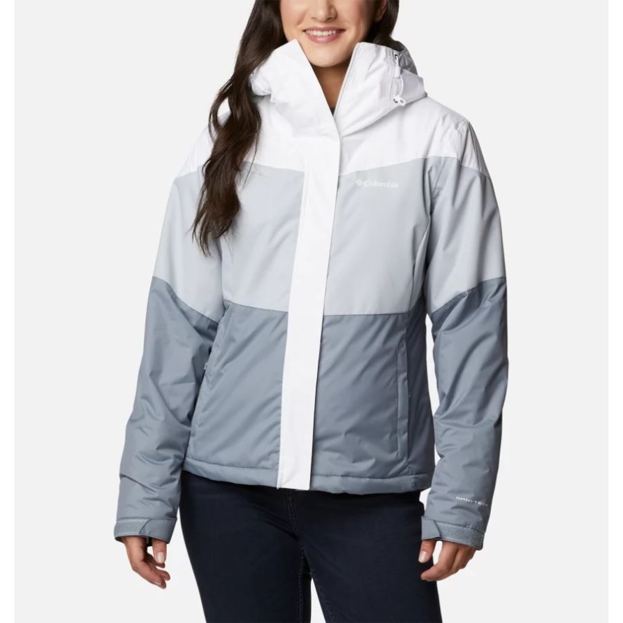 Weiß/zirrusgrau/tradewinds Grau Tipton Peak Ii Isolierte Jacke Für Damen Columbia