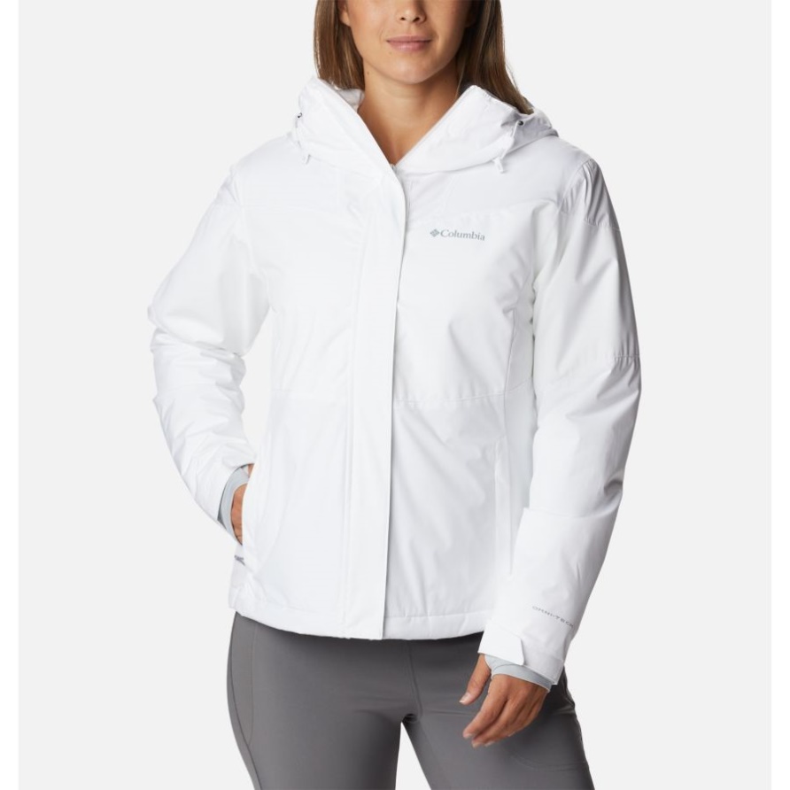Weiße Columbia Tipton Peak II Isolationsjacke Für Damen