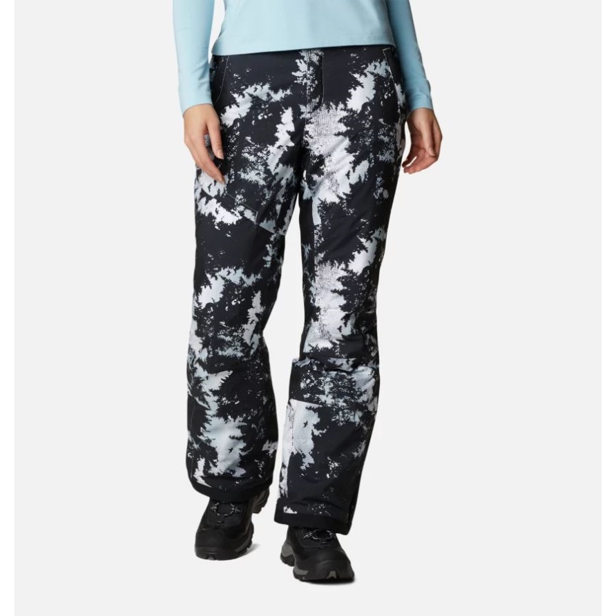 Weiße Kickturner-Isolationshose Mit Lookup-Print Für Damen Columbia