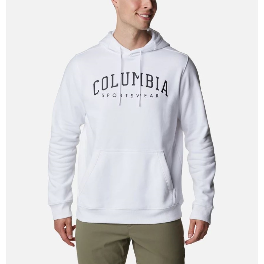 Weiß Csc Basic Logo Ii Herren Hoodie Columbia