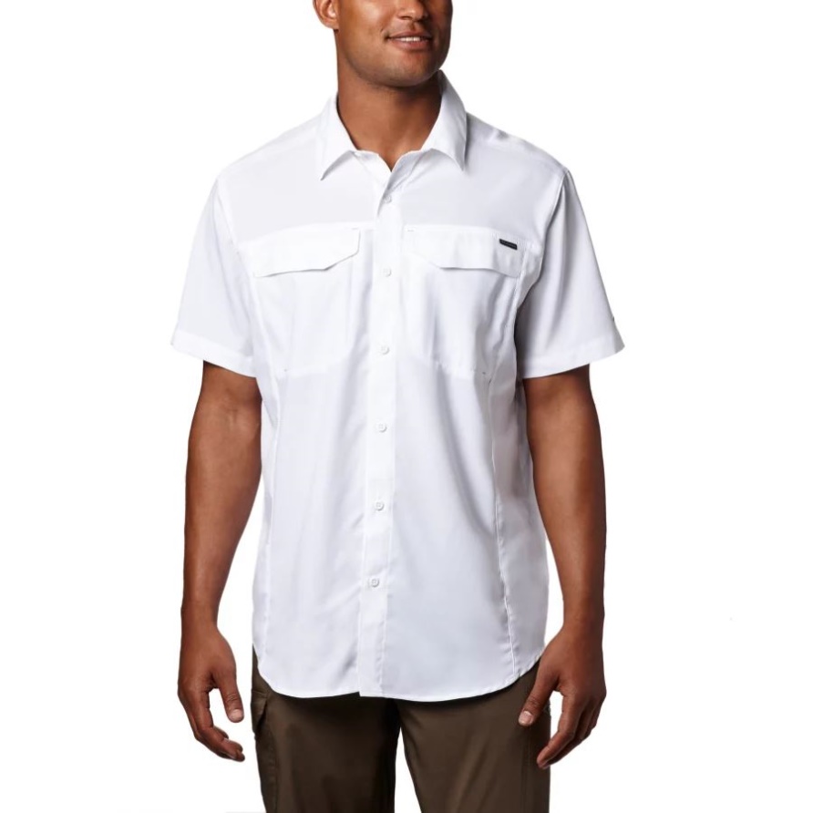 Weißes Kurzarmshirt Silver Ridge Lite Für Herren Columbia