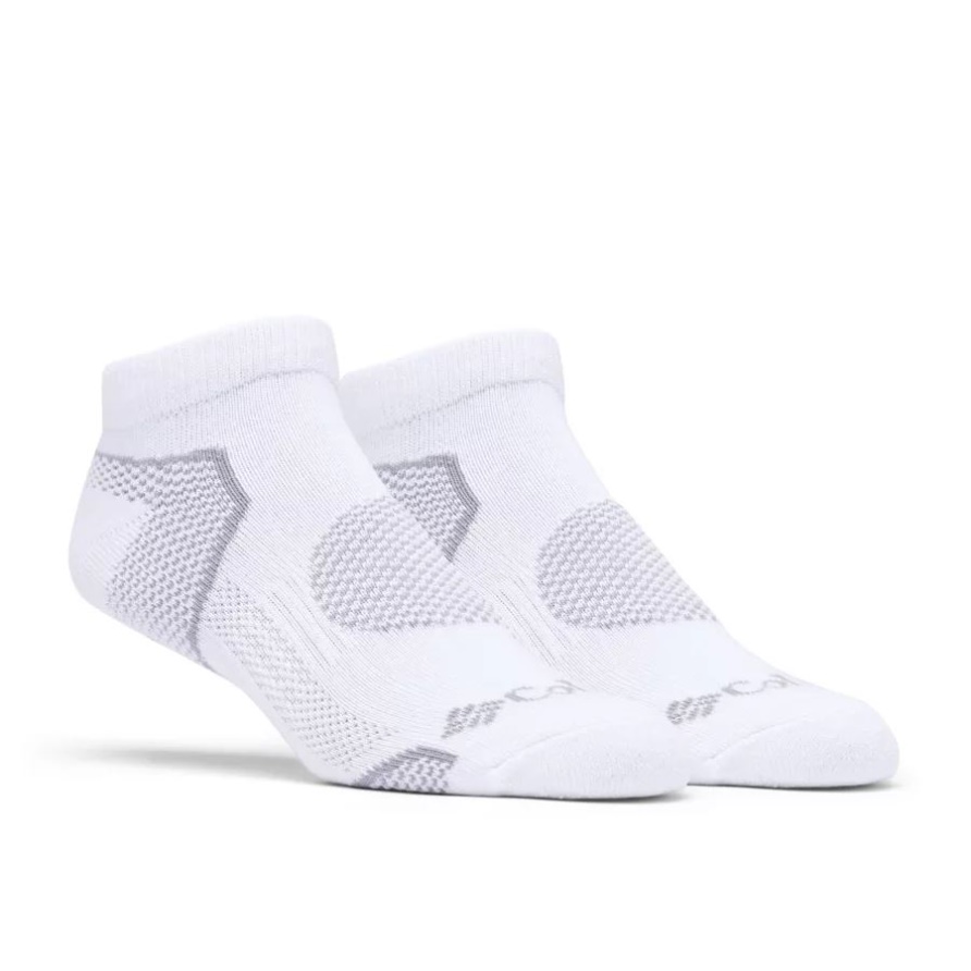 Weiß Damen Balance Point Walking Low Cut Socken Columbia