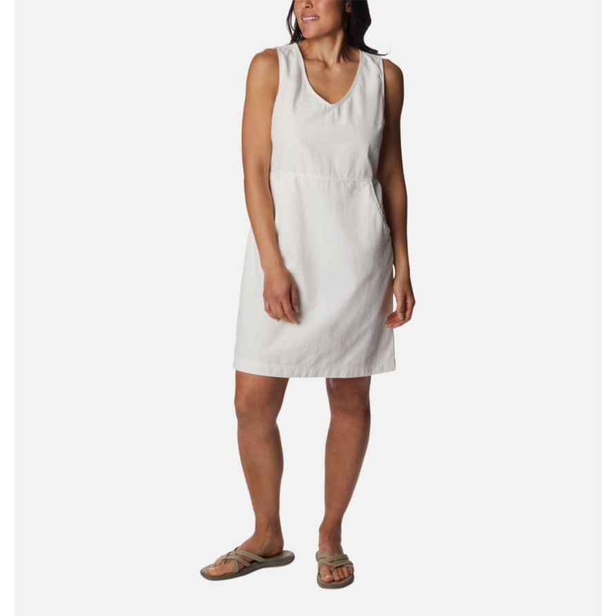 Weißes Norgate Damenkleid Columbia