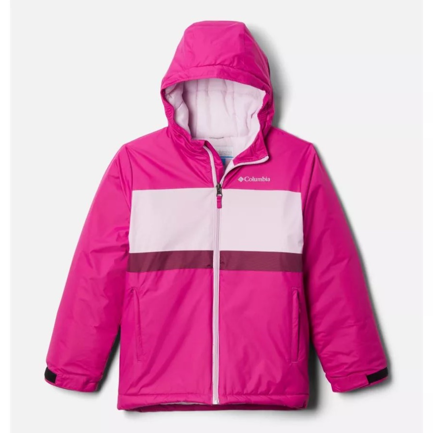 Wild Fuchsia/Aura/Marionberry Columbia Valley Runner Jacke Für Kinder