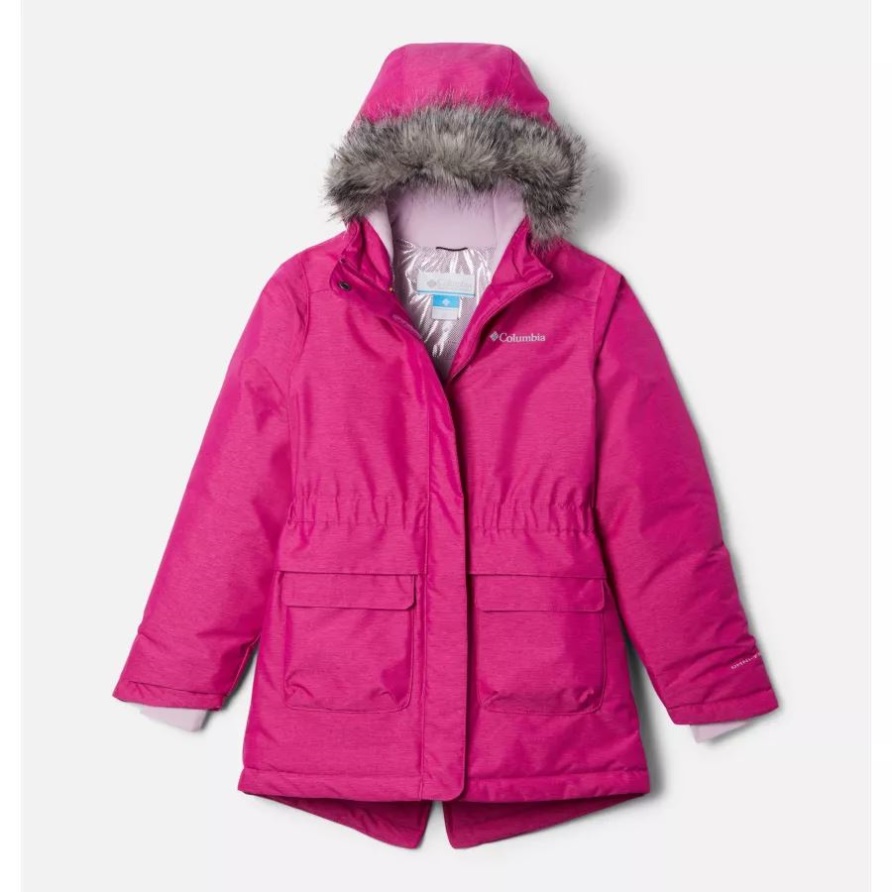 Wild Fuchsia Heather Columbia Mädchen Nordic Strider Winterparka