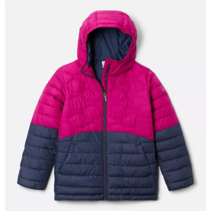 Wild Fuchsia/nocturnal Columbia Humphrey Hills Pufferjacke Für Mädchen