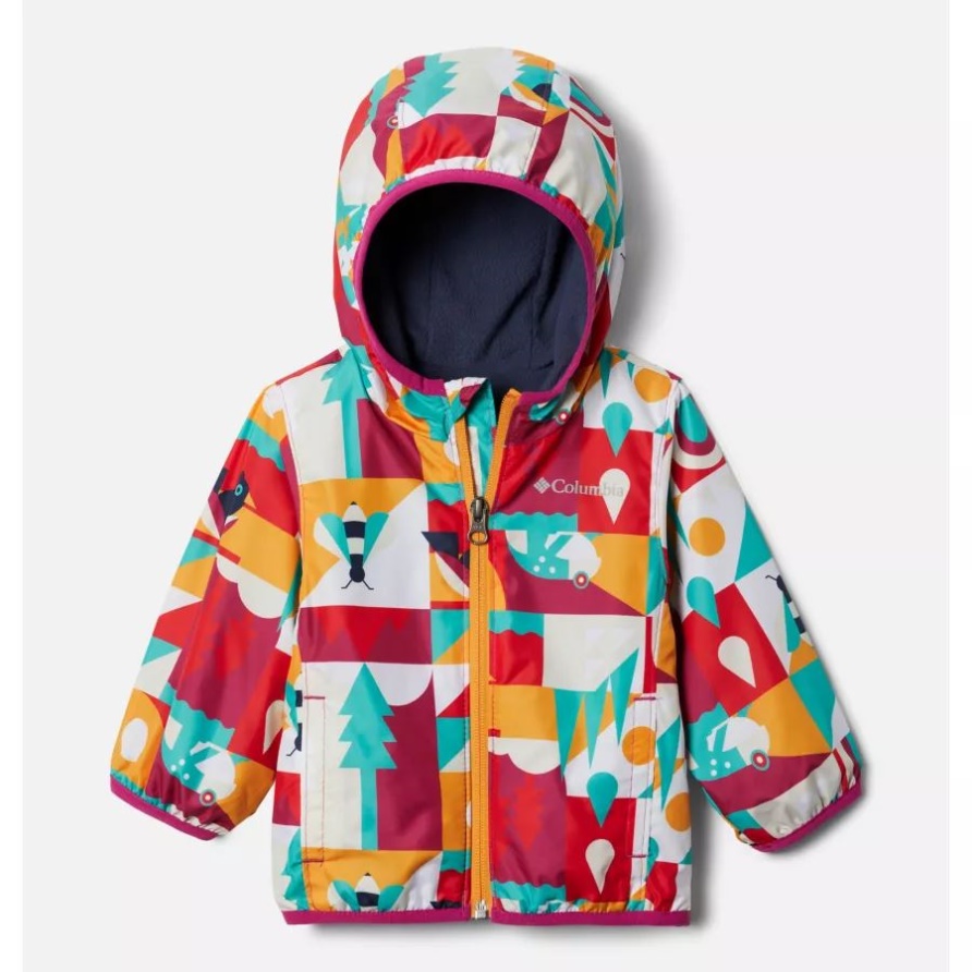 Wild Fuchsia Summer Escape Columbia Infant Mini Pixel Grabber II Windjacke