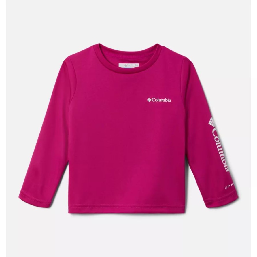 Wild Fuchsia Kleinkindgabelstrom Langarmshirt Columbia