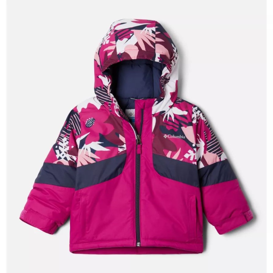 Wild Fuchsia/wild Fuchsia Horizon Ride II-Jacke Für Kleinkinder Von Scraptanical Columbia Brand Girls
