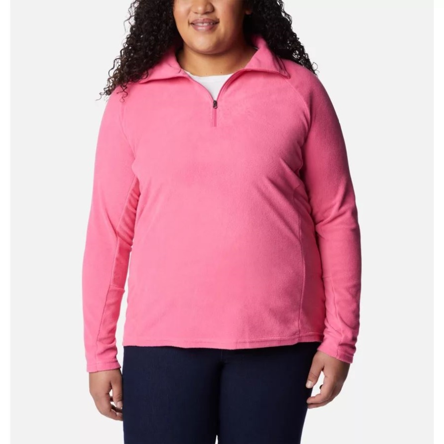 Wild Geranium Columbia Damen Glacial Iv 1/2 Zip Plus Size