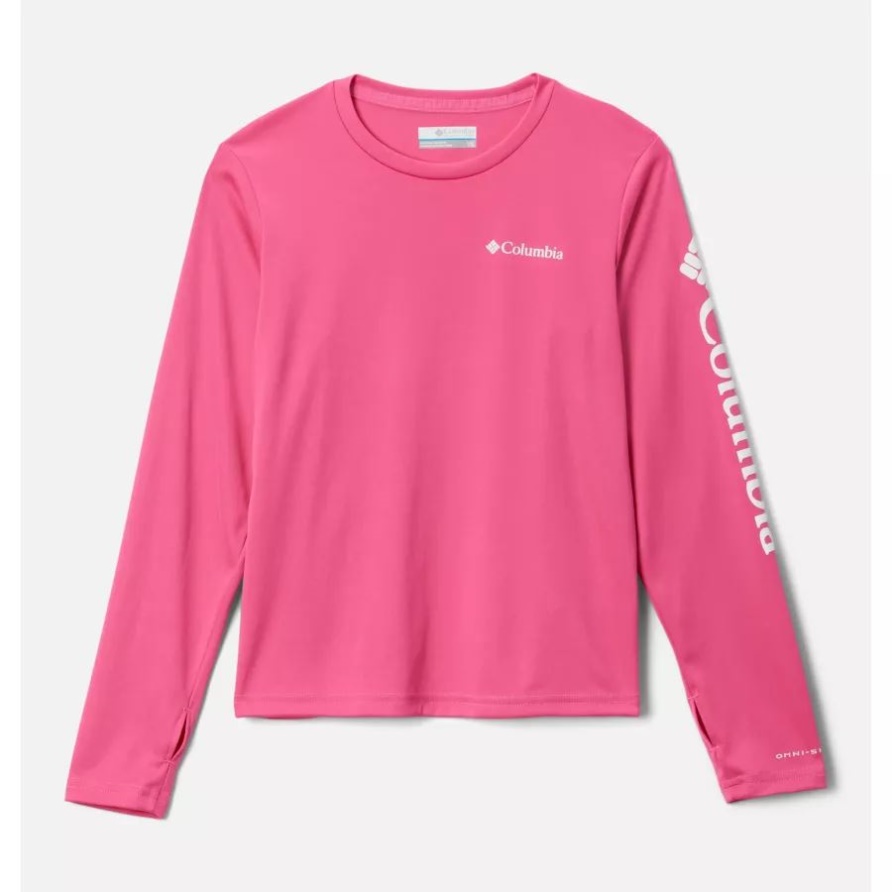 Wild Geranium Kids Fork Stream Langarmshirt Columbia