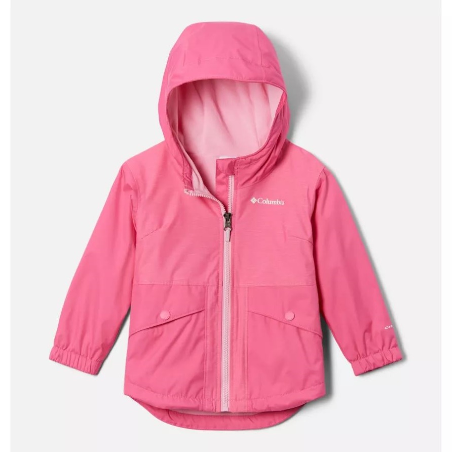 Wild Geranium/Wild Geranium Slub Fleece Gefütterte Jacke Für Kleinkinder Mit Fleecefutter Columbia