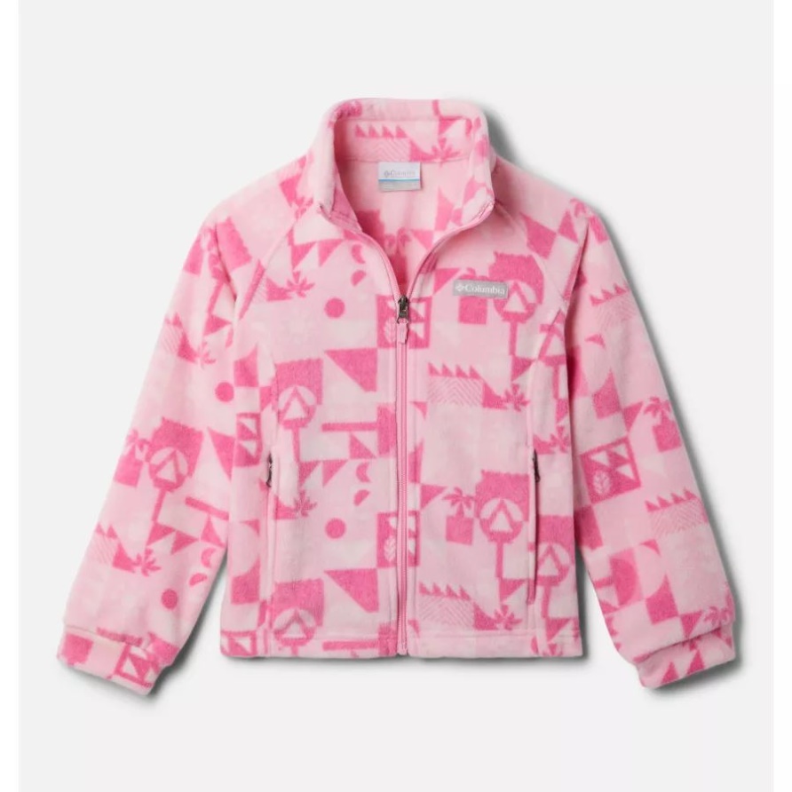 Benton Springs II Bedruckte Fleecejacke Von Wild Rose Quest Für Mädchen Der Marke Columbia