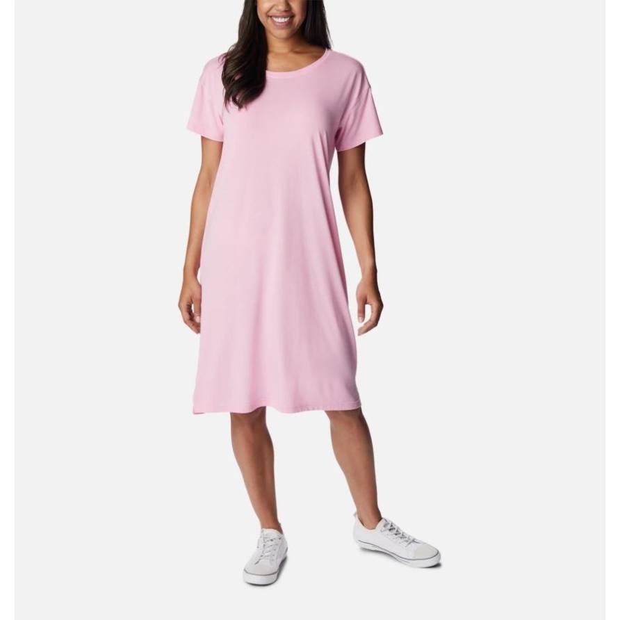 Wild Rose Damen-Strick-T-Shirt-Kleid Columbia