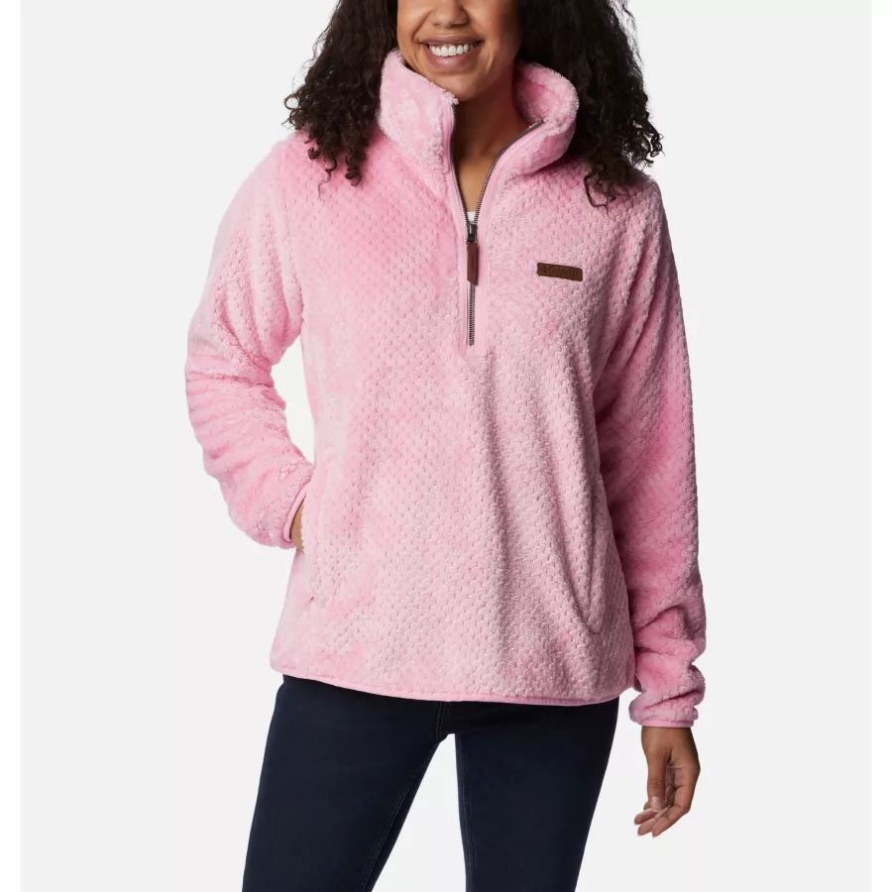 Wild Rose Sherpa-Fleece Mit Seitlichem Viertelreißverschluss Für Damen Columbia