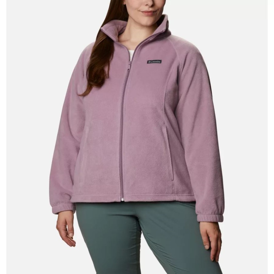Winter Mauve Columbia Benton Springs Damen Mit Durchgehendem Reißverschluss Plus Größe