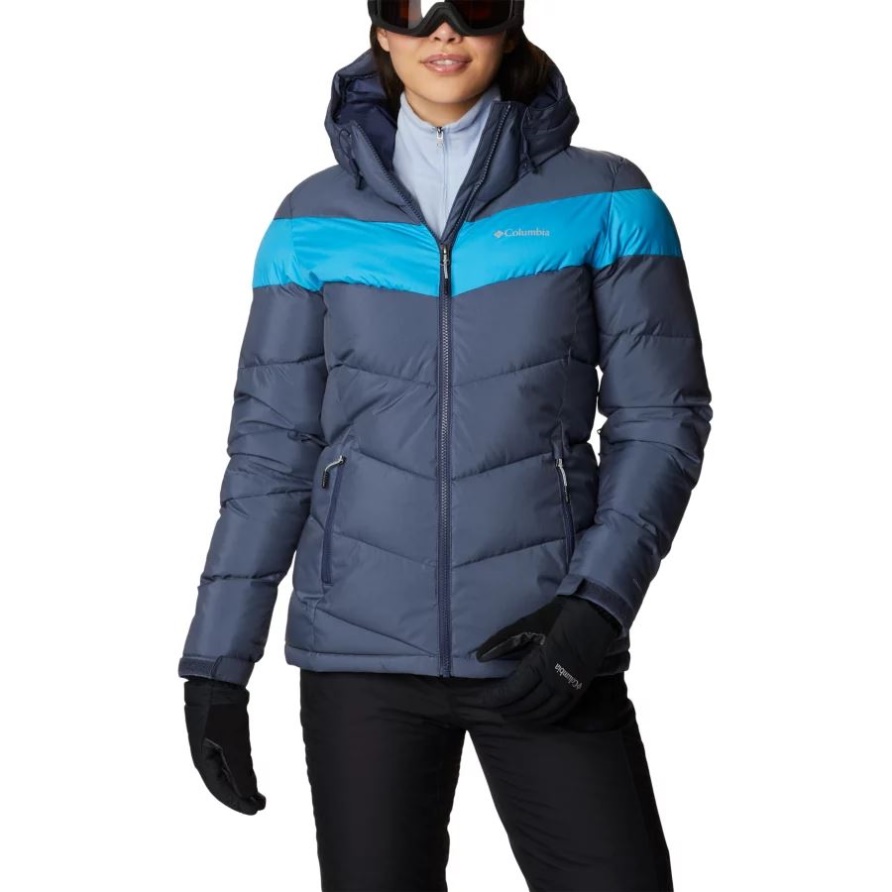 Abbott Peak Isolierte, Wasserdichte Skijacke Für Damen Nachtaktiver Glanz/Blue Chill Columbia
