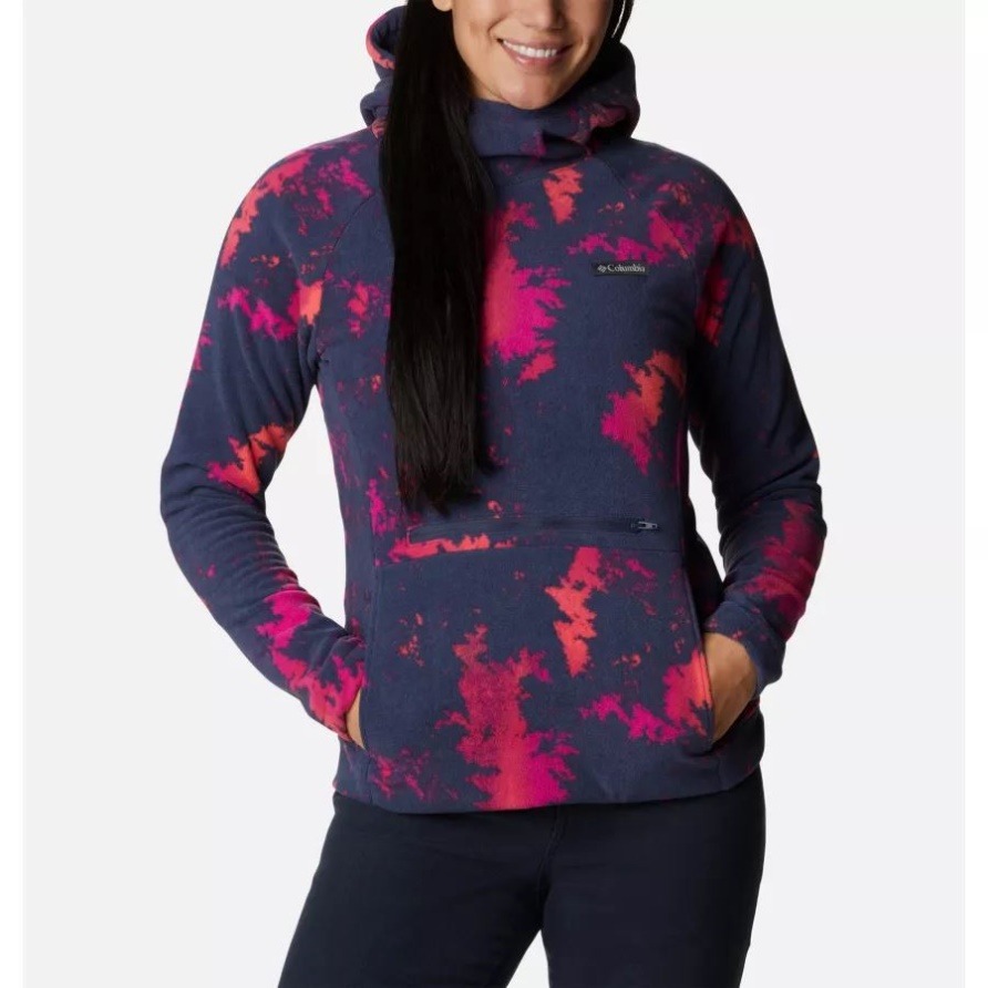 Ali Peak Kapuzenfleece Für Damen Columbia Nächtlicher Lookup-Druck