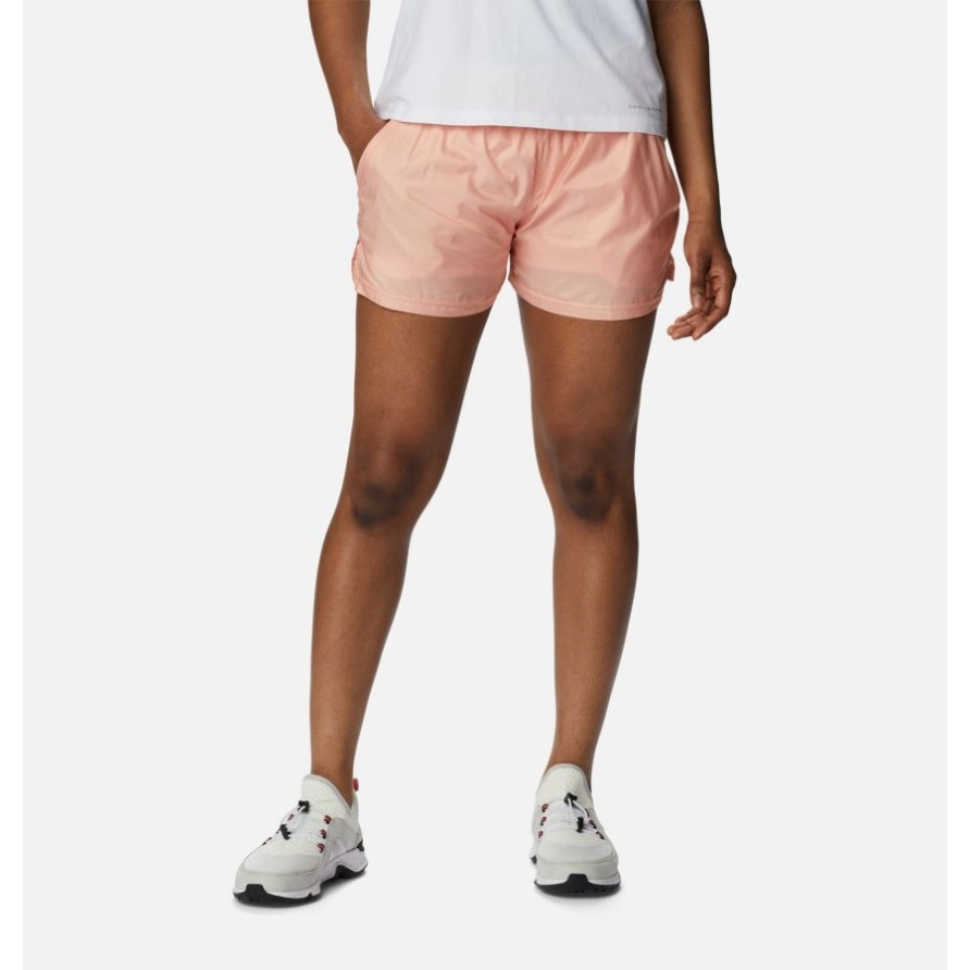 Alpine Chill Zero Irisierende Shorts Für Damen Pink Dawn Irisierend Columbia