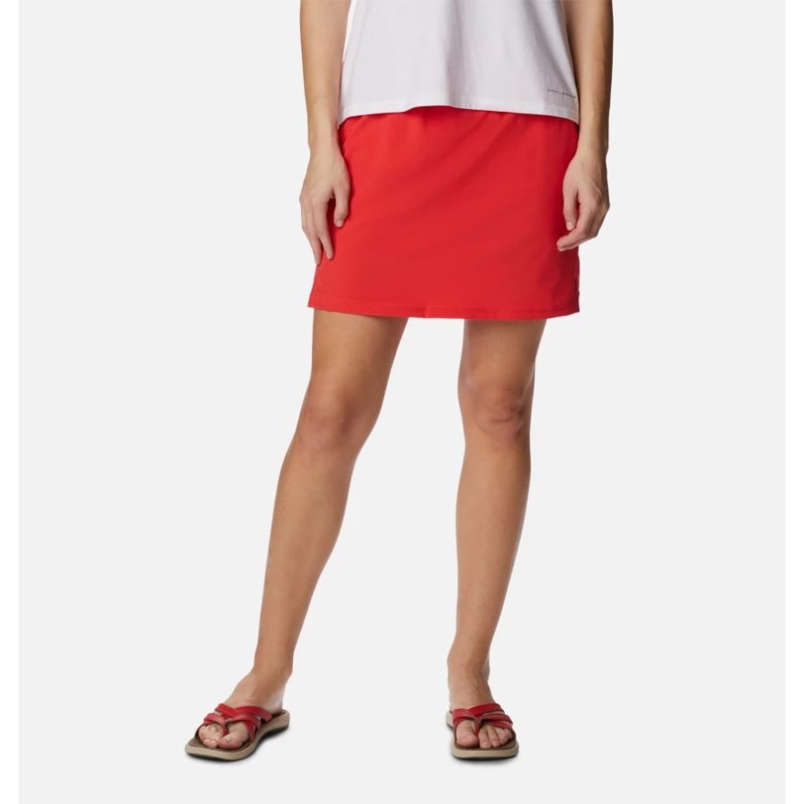 Alpin Chill Zero Multisport-Skort Für Damen Red Hibiscus Columbia