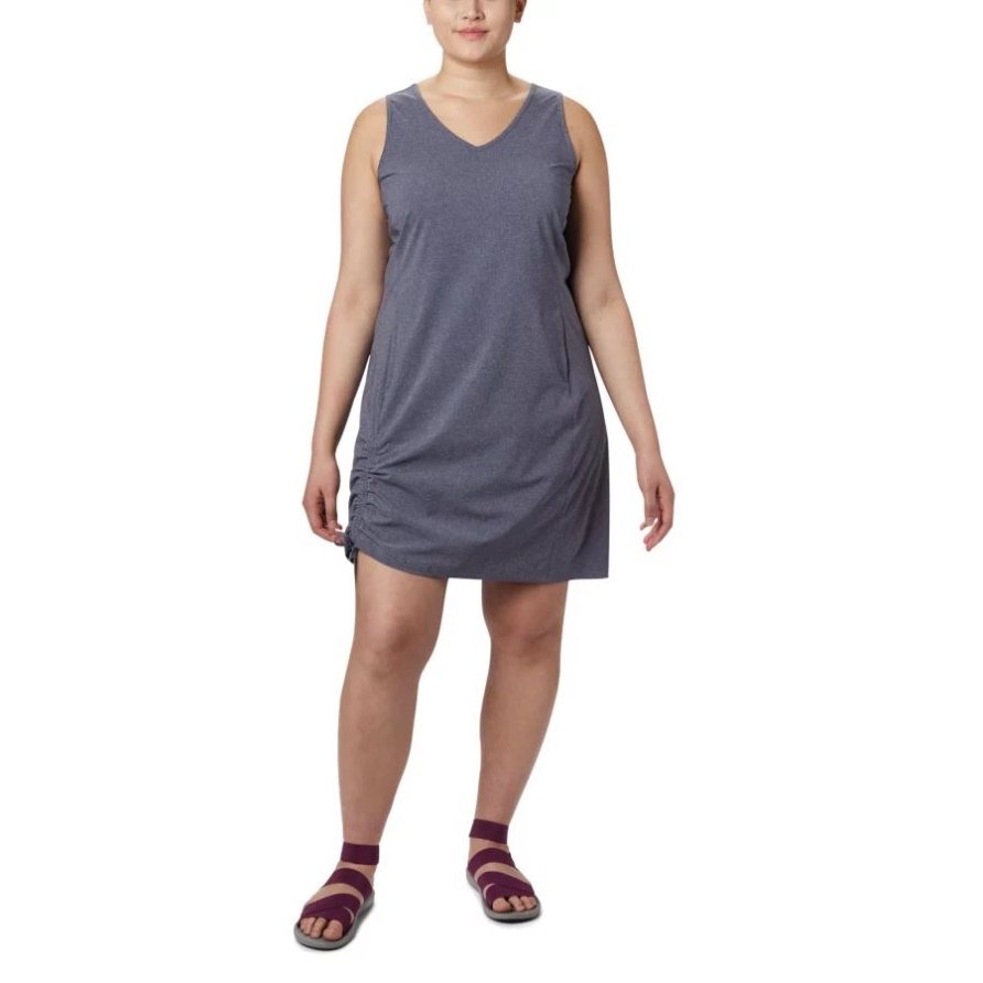 Jederzeit Beiläufiges Iii Kleid Für Damen Plus Größe Columbia Nachtaktiv Meliert