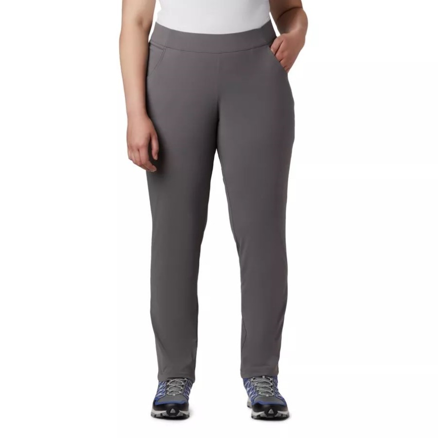 Damen-Casual-Pull-On-Hose Für Damen In Übergröße, Columbia City Grey