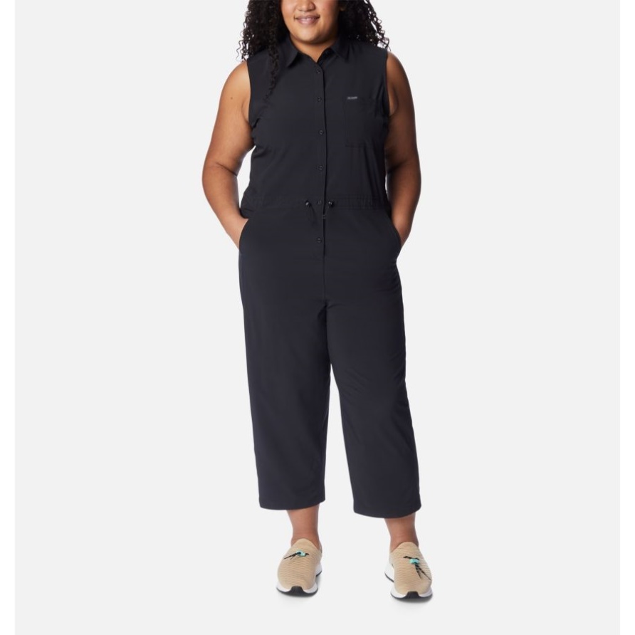 Flex-Strampler Für Damen Zu Jeder Zeit In Übergröße, Schwarz, Kolumbien