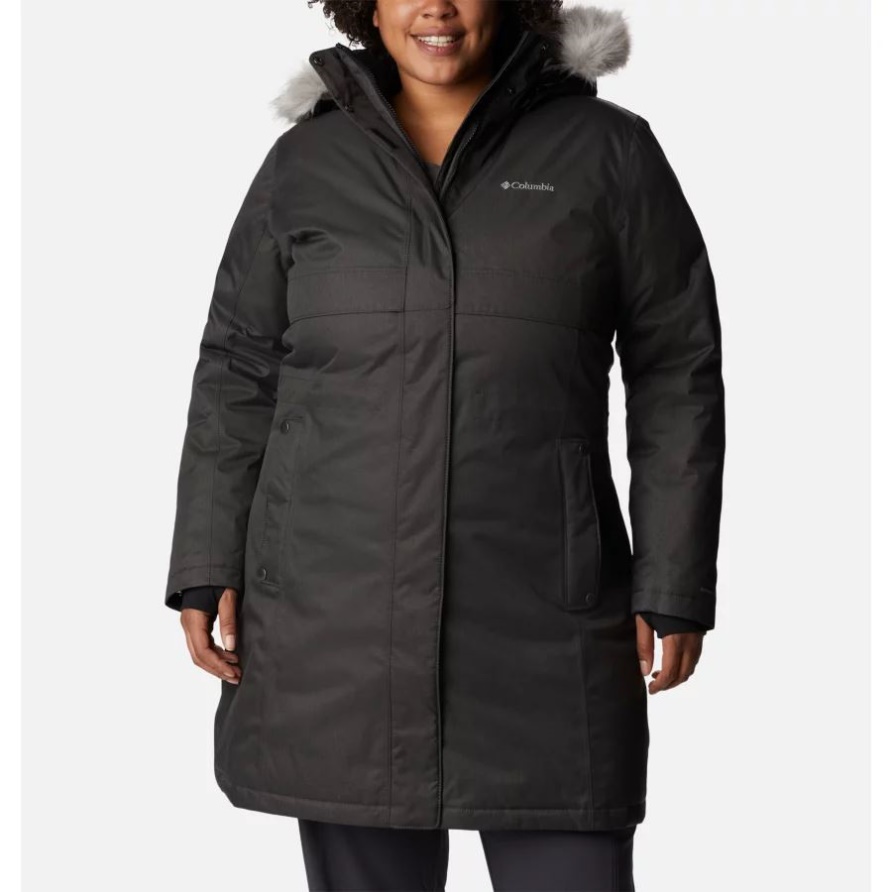 Après-Arson-Winter-Daunenjacke Für Damen In Übergröße, Schwarz, Kolumbien