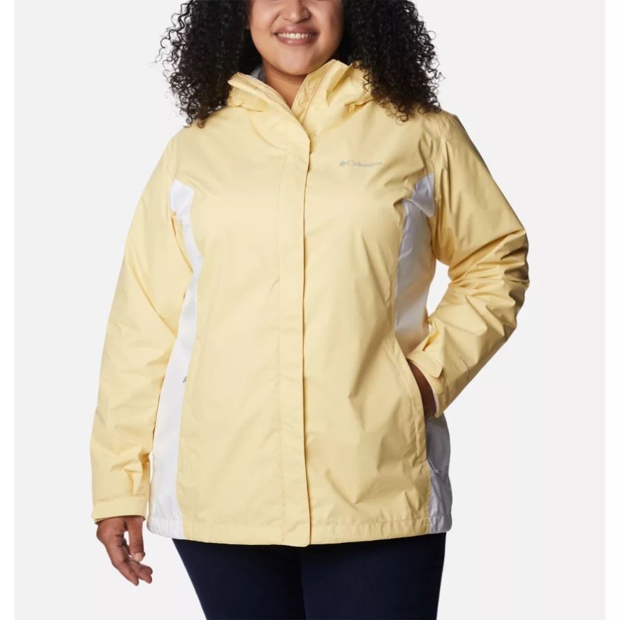 Arcadia Ii Jacke Für Damen Plus Größe Columbia Cornstalk/white
