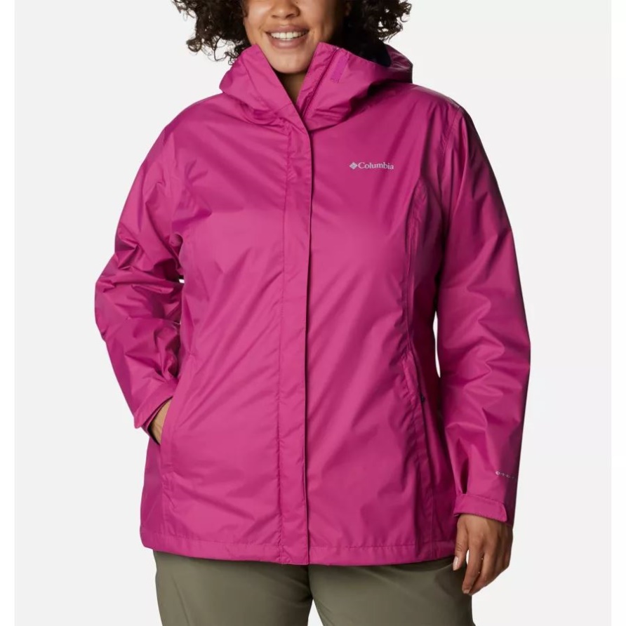 Arcadia Ii Jacke Für Damen Plus Größe Columbia Wild Fuchsia