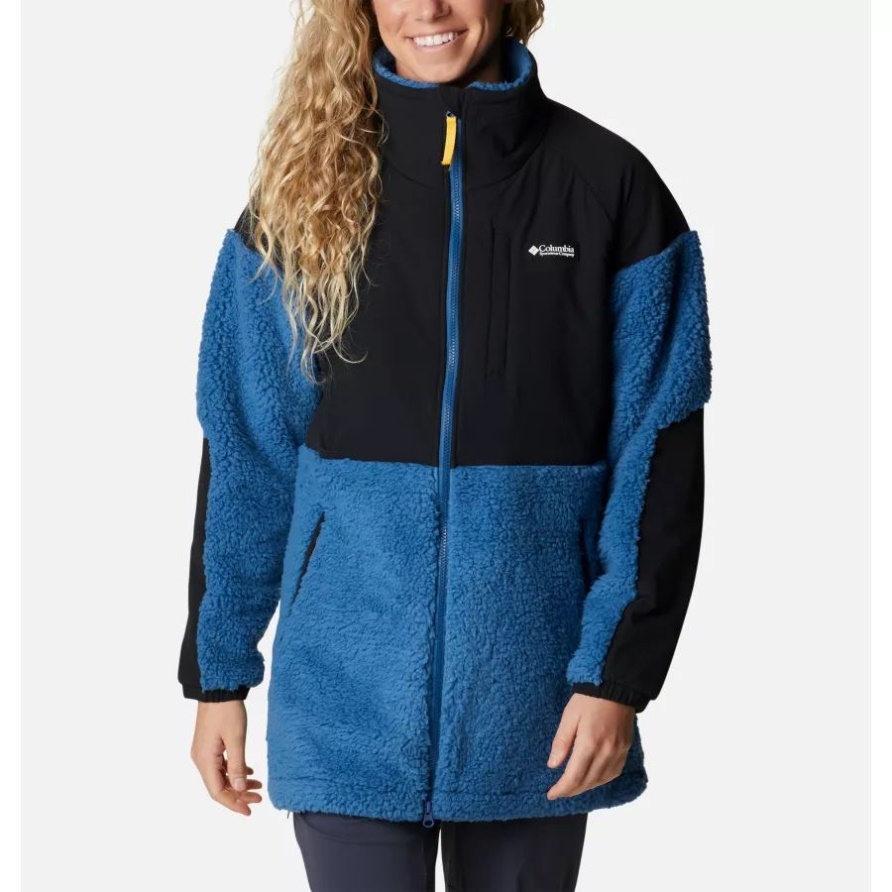 Ballistic Ridge Damen-fleecejacke Mit Durchgehendem Reißverschluss Columbia Impulse Blau/schwarz