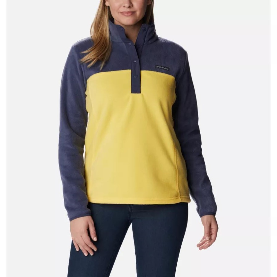 Benton Springs 1/2-Snap-Pullover Für Damen Columbia Sun Glow/nocturnal