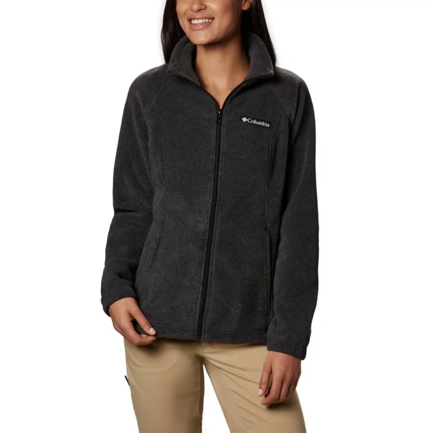 Benton Springs Fleecejacke Mit Durchgehendem Reißverschluss Für Damen Charcoal Heather Columbia