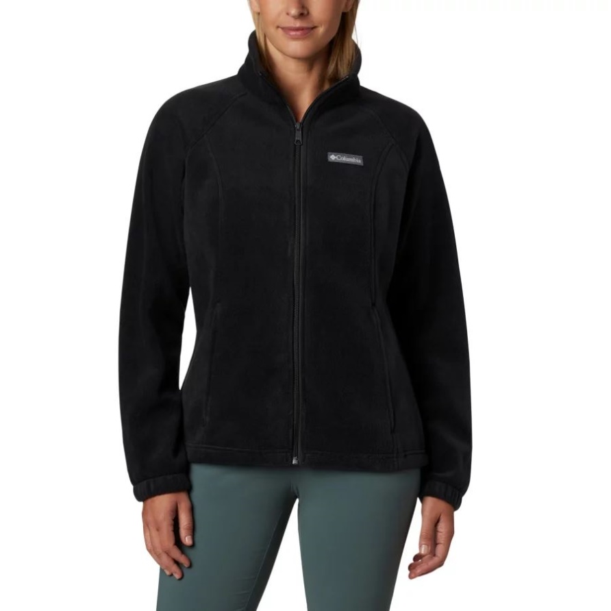 Benton Springs Fleecejacke Mit Durchgehendem Reißverschluss Für Damen Columbia Black