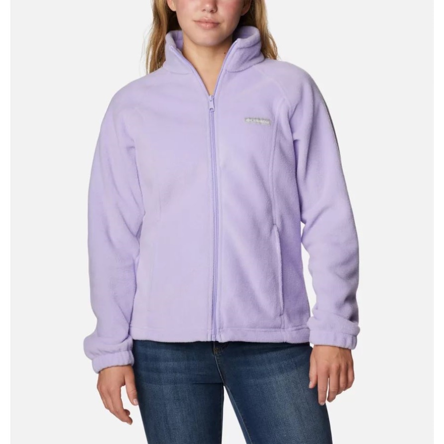 Benton Springs Fleecejacke Mit Durchgehendem Reißverschluss Für Damen Columbia Frosted Purple