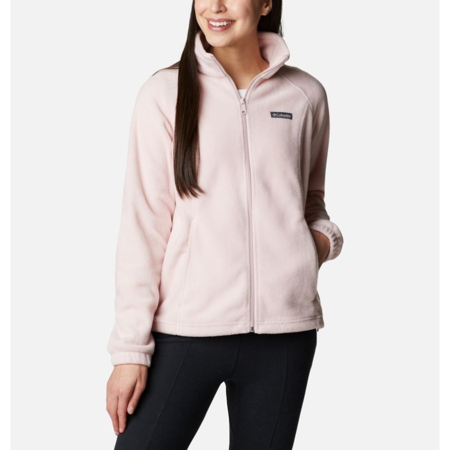 Benton Springs Fleecejacke Mit Durchgehendem Reißverschluss Für Damen Columbia Mineral Pink