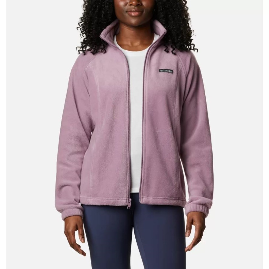 Benton Springs Fleecejacke Mit Durchgehendem Reißverschluss Für Damen Columbia Winter Mauve