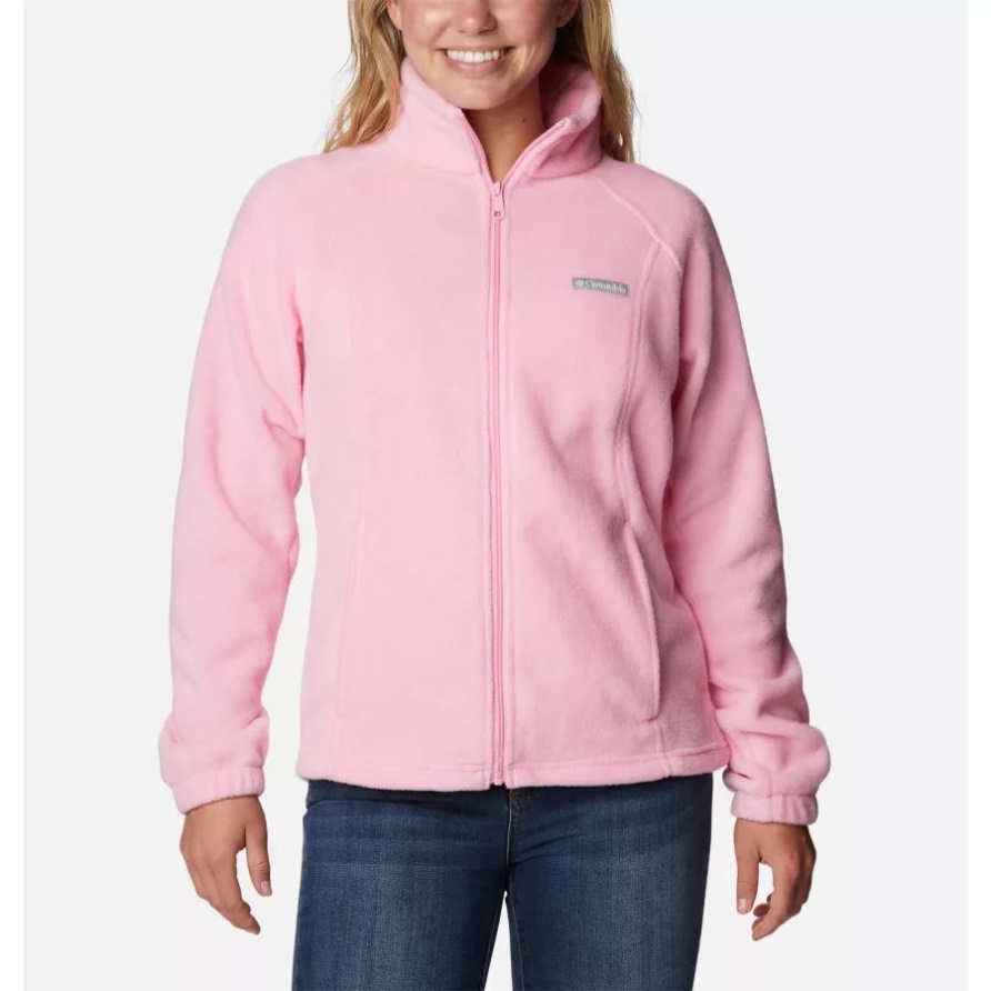 Benton Springs Fleecejacke Mit Durchgehendem Reißverschluss Für Damen Wild Rose Columbia